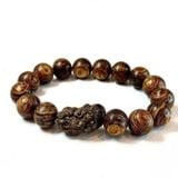 Vòng Trầm Hương Sánh -12ly - Phối Charm Tỳ Hưu Bằng Trầm