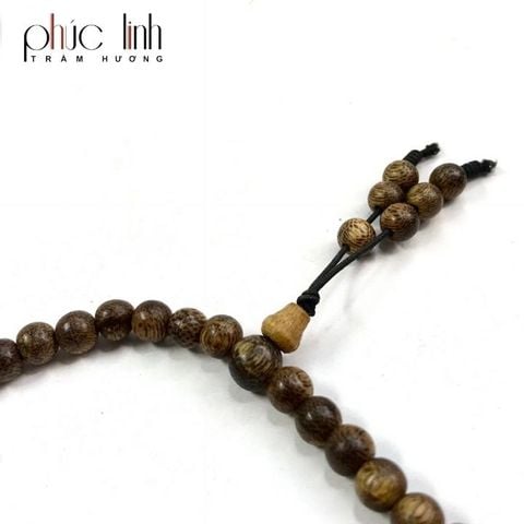 Vòng Cổ Phúc Linh Tốc Trầm 6ly Phối Charm Trầm Hồ Ly