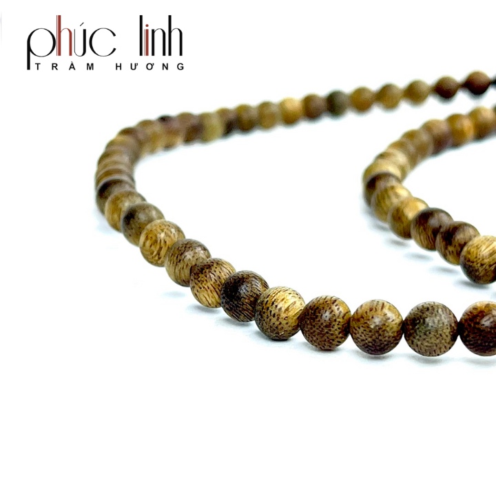 Vòng Cổ Phúc Linh Tốc Xám Quằn 6ly Phối Charm Hồ Ly Ngọc