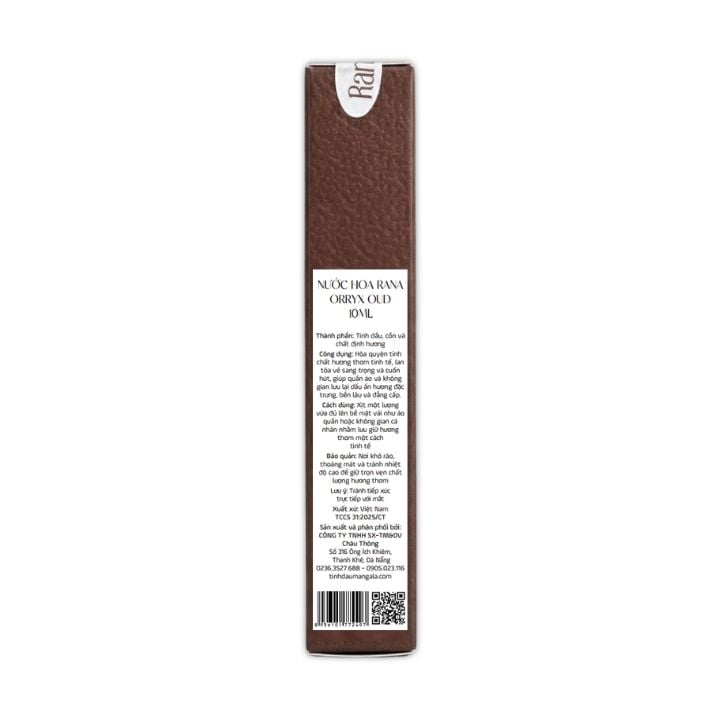 Nước hoa Trầm Hương Rana Orryx Oud 10ml EDP