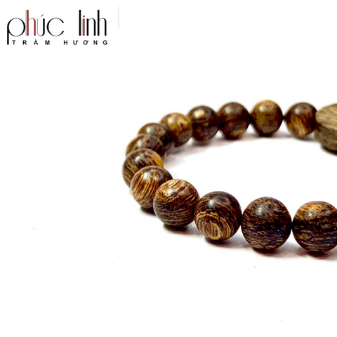 Vòng Tay Phúc Linh Sánh Quằn 8ly Phối Charm Sánh Hồ Ly