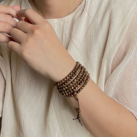 Vòng Cổ Phúc Linh M Xám 5ly 216 Hạt