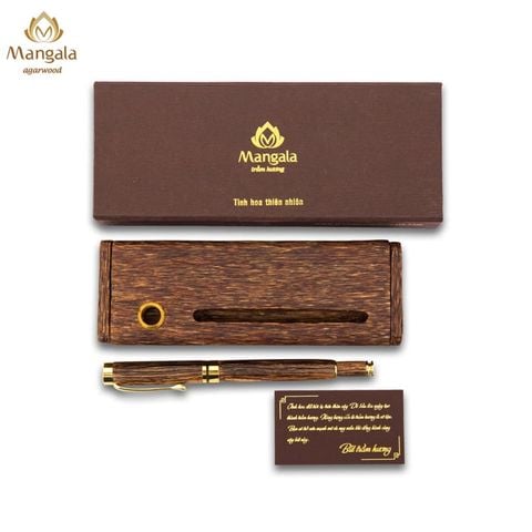 Bộ Combo Bút Trầm Hương Làm Quà Tặng Cao Cấp MANGALA
