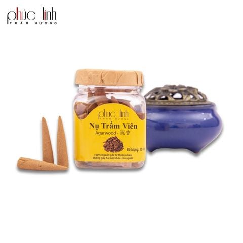 Nụ Trầm Hương PHÚC LINH Loại Đặc Biệt – Viên Nhỏ & Viên Lớn