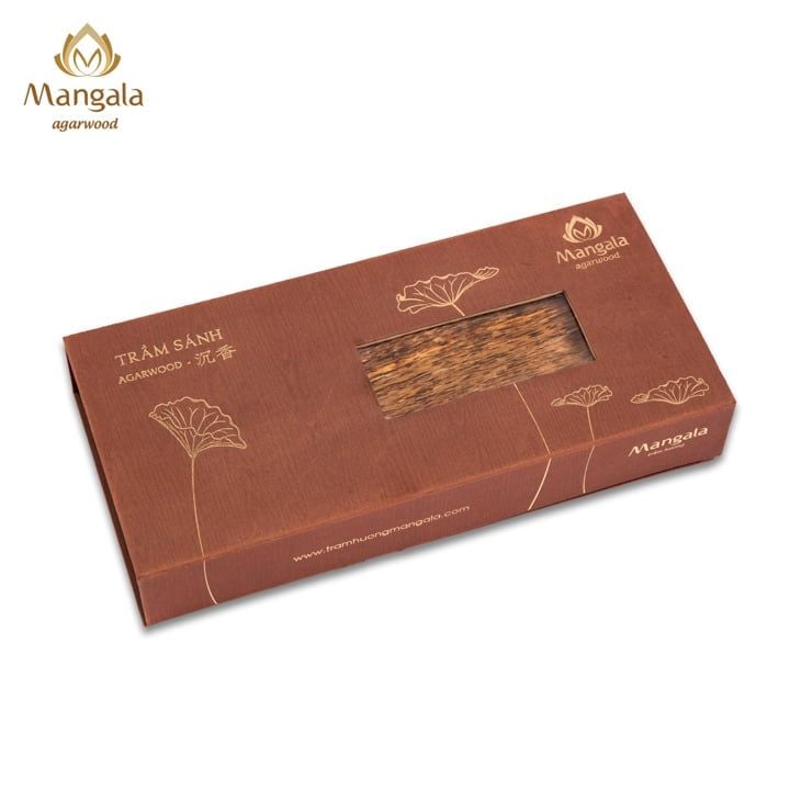 Bộ Quà Tặng Trầm Hương Hộp Trầm Sánh Cao Cấp MANGALA