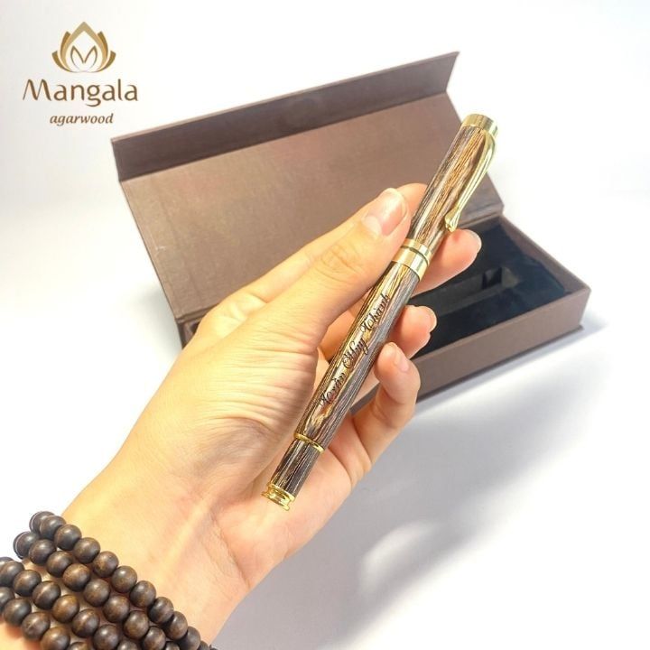 Bút Ký Trầm Hương Cao Cấp MANGALA – Tặng Hộp Quà