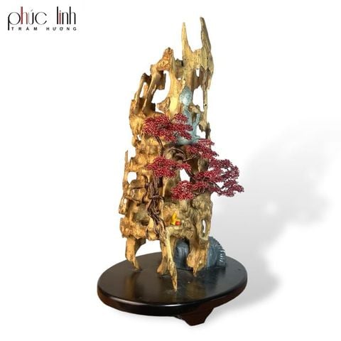 Thác Khói Cảnh Trầm Hương Núi - MS27