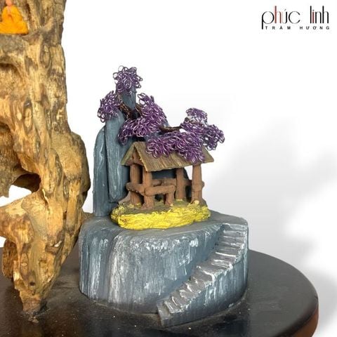 Thác Khói Cảnh Trầm Hương Núi - MS27