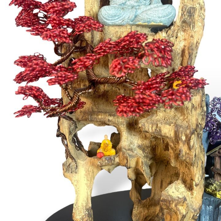 Thác Khói Cảnh Trầm Hương Núi - MS27