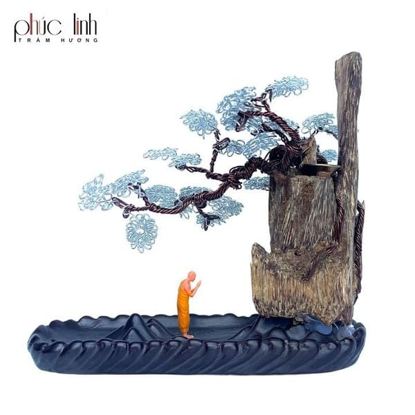 Thác Khói Cảnh Trầm Hương Núi - MS34