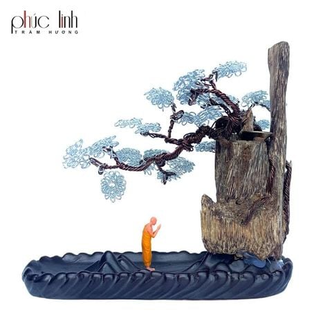 Thác Khói Cảnh Trầm Hương Núi - MS34