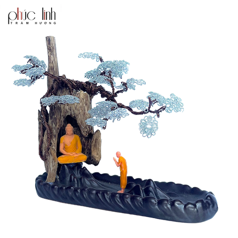 Thác Khói Cảnh Trầm Hương Núi - MS34