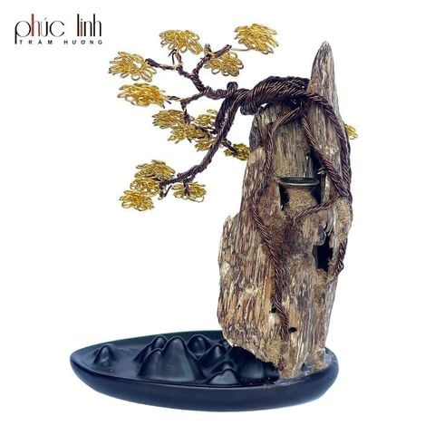 Thác Khói Cảnh Trầm Hương Núi - MS32