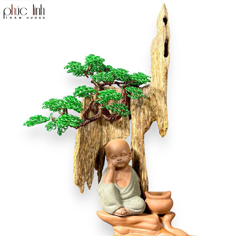 Thác Khói Cảnh Trầm Hương Mini - MS02