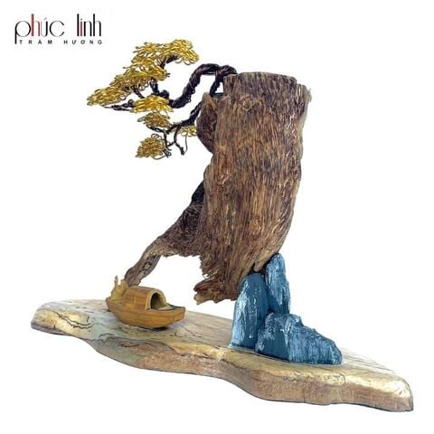 Cảnh PL KI Núi Thác Khói Tán Tùng Lão Ngư Giăng Buồm