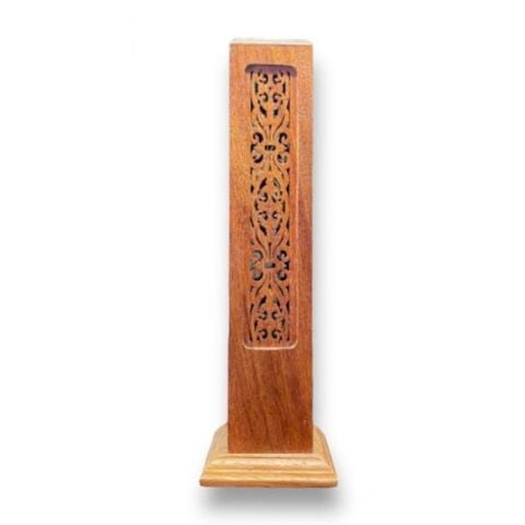Hộp Gỗ Đứng Xông Trầm Hương - Xông Nhang Trầm Không Tăm