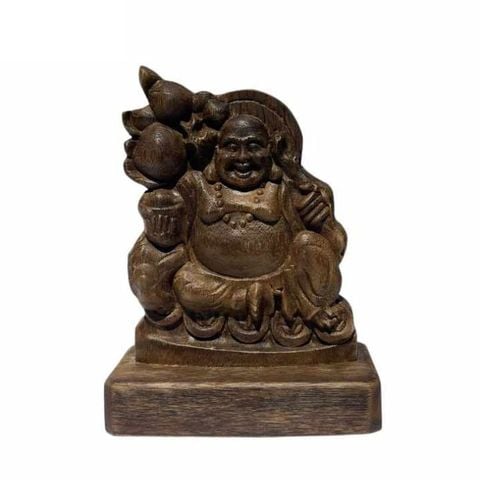 Tượng Phúc Linh Di Lặc Nấu Dầu Một Mặt Để Ô Tô - Mẫu 3