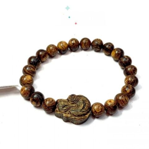 Vòng Tay Phúc Linh Sánh Quằn 8ly Phối Charm Sánh Hồ Ly
