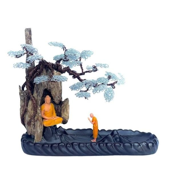 Thác Khói Cảnh Trầm Hương Núi - MS34