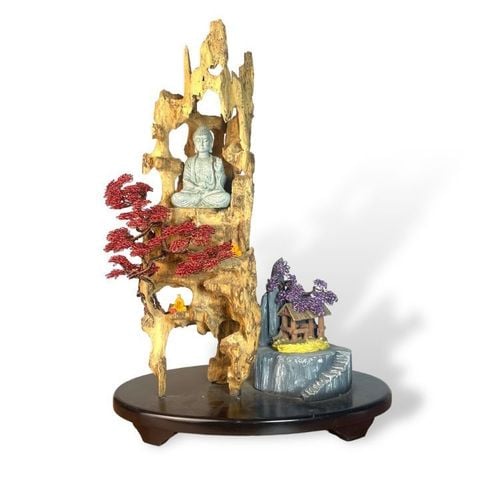 Thác Khói Cảnh Trầm Hương Núi - MS27