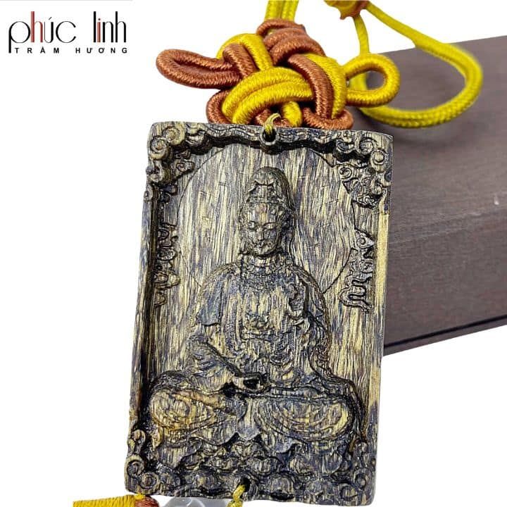 Dây Trầm Sánh Treo Ô Tô Quan Âm 2 Mặt