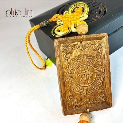 Dây Treo Xe  Ô Tô Tượng Phật Trầm Hương