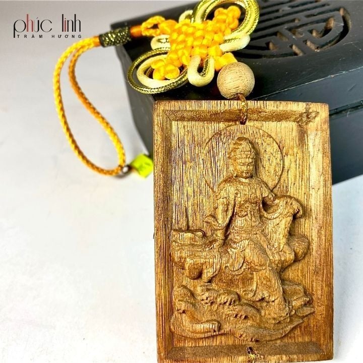 Dây Treo Xe  Ô Tô Tượng Phật Trầm Hương