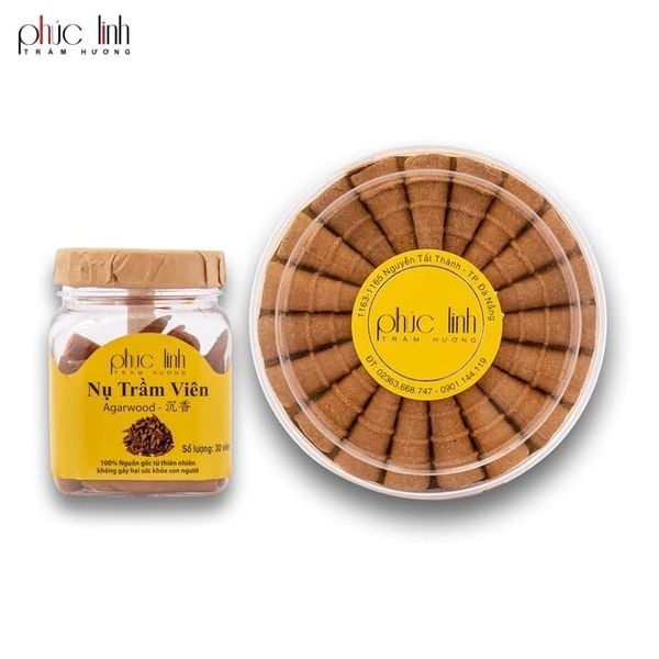 Nụ Trầm Hương PHÚC LINH Loại Đặc Biệt – Viên Nhỏ & Viên Lớn