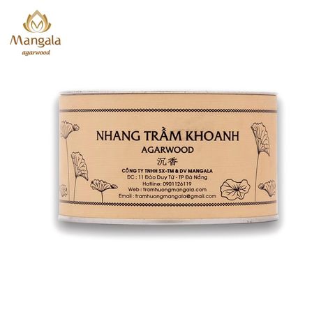 Nhang Trầm Hương Khoanh MANGALA Cao Cấp – 11 Giờ, 10 Khoanh