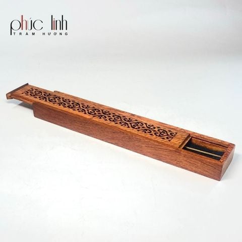 Đốt Xông Nhang Trầm Không Tăm Hộp Gỗ Dài Nguyên Khối