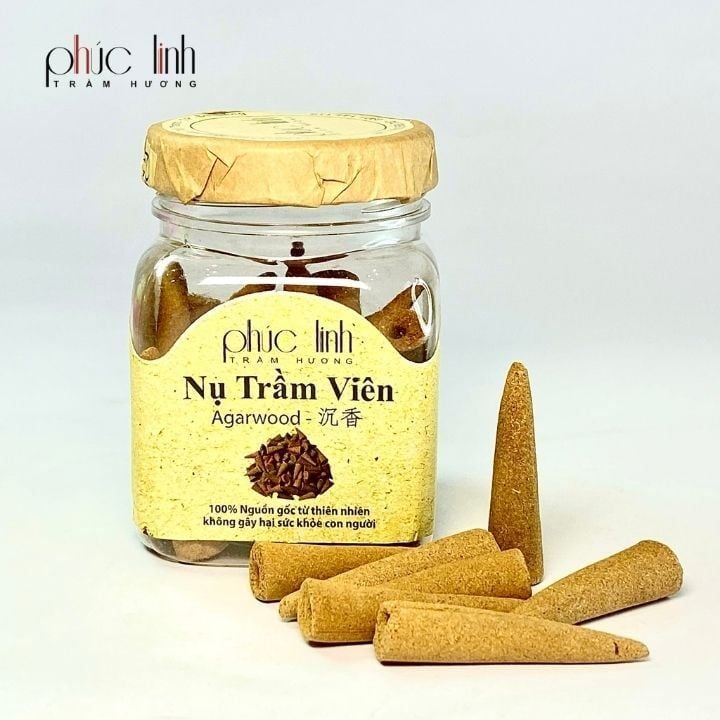 Nụ Trầm Hương PHÚC LINH Loại I – Viên Nhỏ & Viên Lớn