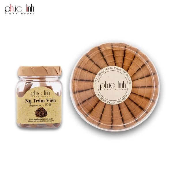 Nụ Trầm Hương PHÚC LINH Loại I – Viên Nhỏ & Viên Lớn