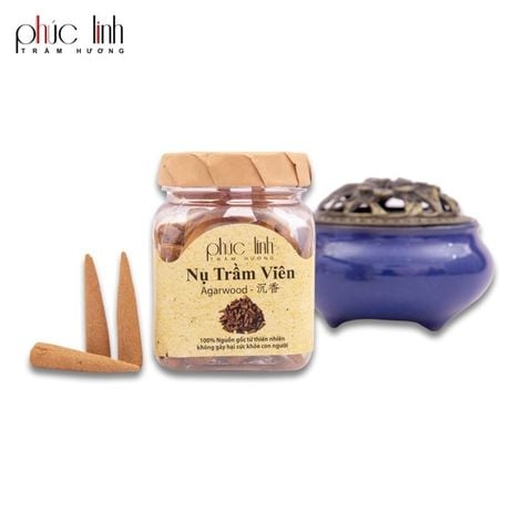 Nụ Trầm Hương PHÚC LINH Loại I – Viên Nhỏ & Viên Lớn