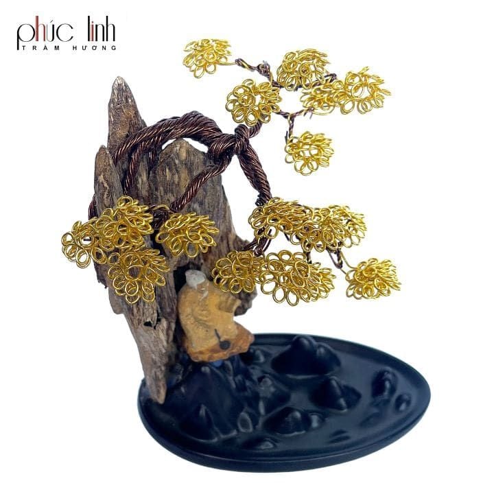 Thác Khói Cảnh Trầm Hương Núi - MS32