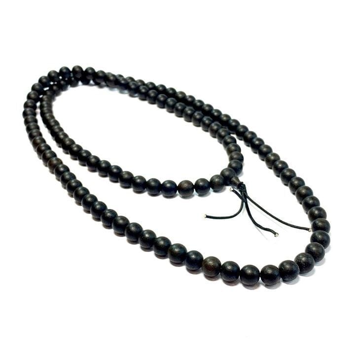 Vòng Tay Tốc Tròn 108 Hạt Ép Thêm Dầu Trầm Nguyên Chất