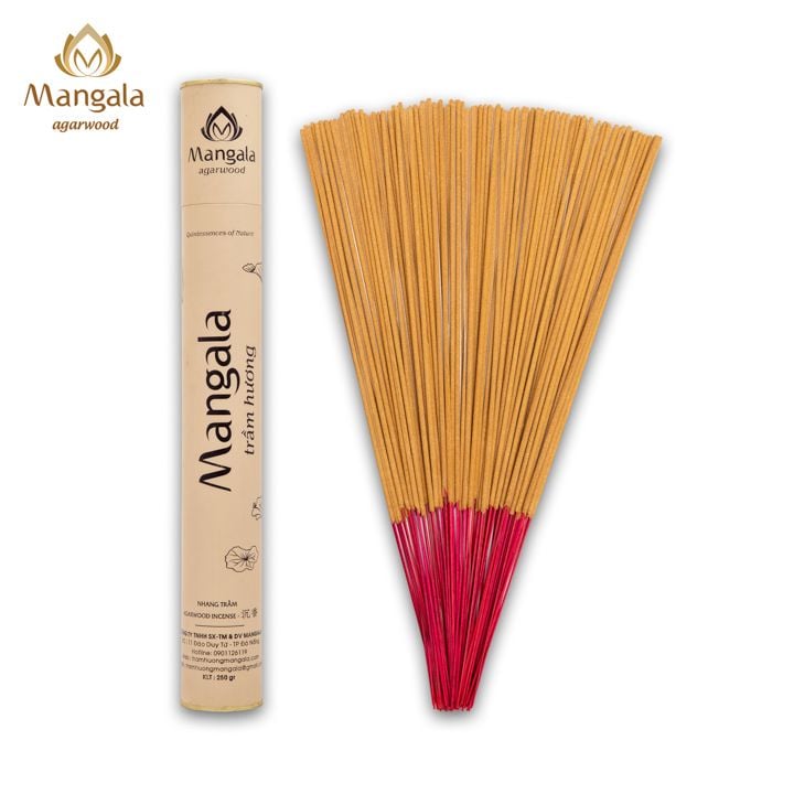 Nhang Trầm Hương Cao Cấp MANGALA – 30cm & 38cm