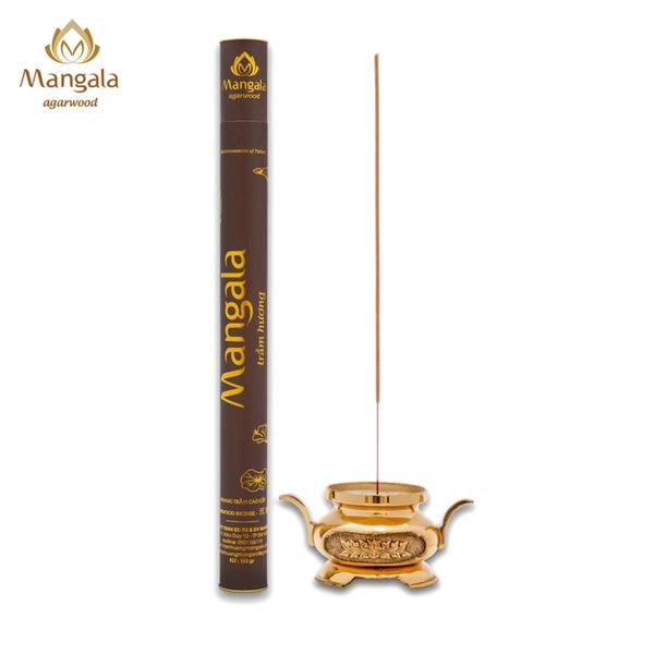 Nhang Trầm Hương Cao Cấp MANGALA Ống Nâu – 38cm