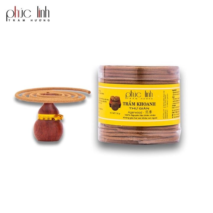 Nhang Trầm Hương Khoanh PHÚC LINH – 2 Giờ, 20 Khoanh