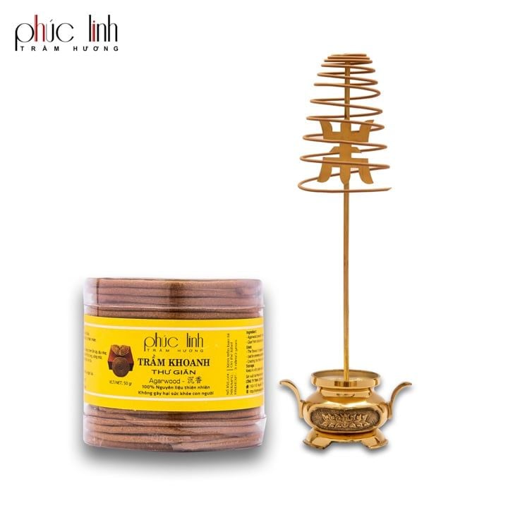 Nhang Trầm Hương Khoanh PHÚC LINH – 2 Giờ, 20 Khoanh