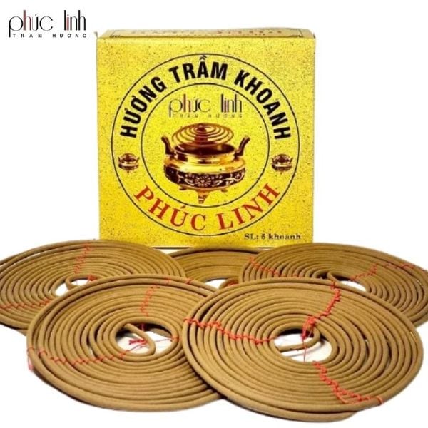Nhang Trầm Hương Khoanh PHÚC LINH – 72 Giờ, 5 Khoanh