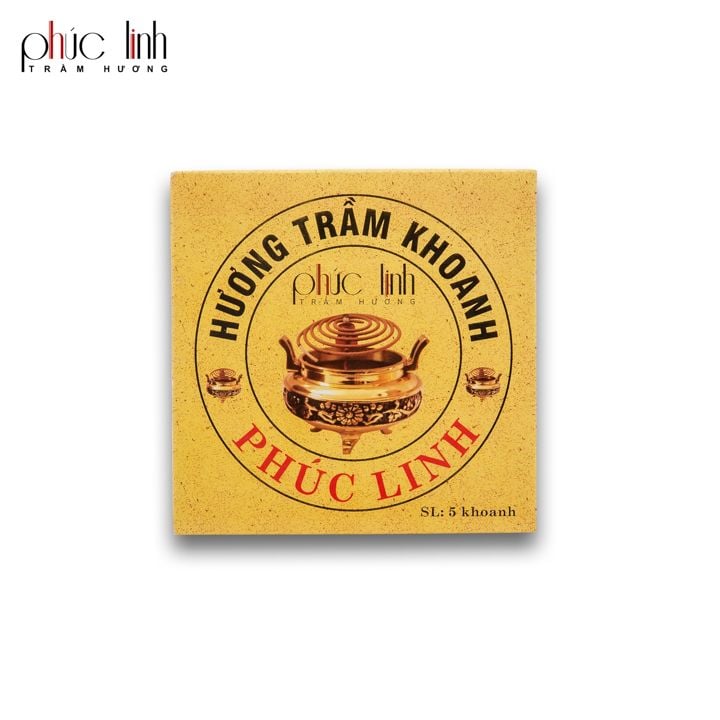 Nhang Trầm Hương Khoanh PHÚC LINH – 18 Giờ, 5 Khoanh
