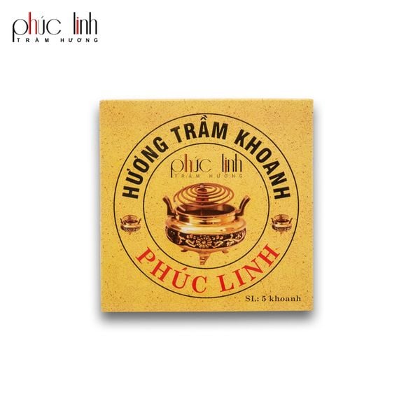 Nhang Trầm Hương Khoanh PHÚC LINH – 18 Giờ, 5 Khoanh