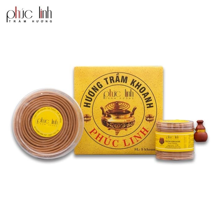 Nhang Trầm Hương Khoanh Đặc Biệt PHÚC LINH – 11 Giờ, 10 Khoanh