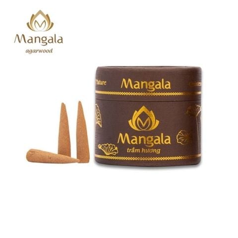 Nụ Trầm Hương Cao Cấp MANGALA Hộp Nâu – Viên Nhỏ & Viên Lớn