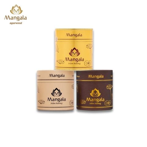 Nụ Trầm Hương Cao Cấp MANGALA Hộp Vàng – Viên Nhỏ & Viên Lớn