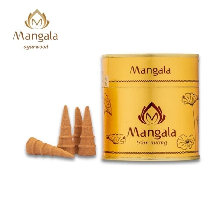 Nụ Trầm Hương Cao Cấp MANGALA Hộp Vàng – Viên Nhỏ & Viên Lớn