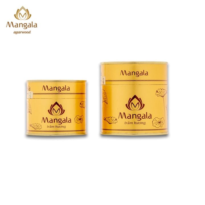 Nụ Trầm Hương Cao Cấp MANGALA Hộp Vàng – Viên Nhỏ & Viên Lớn