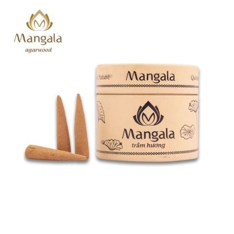 Nụ Trầm Hương Cao Cấp MANGALA Hộp Trắng – Viên Nhỏ & Viên Lớn