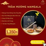 Bộ Combo Quà Tặng Trầm Hương Cao Cấp Mangala Nâu