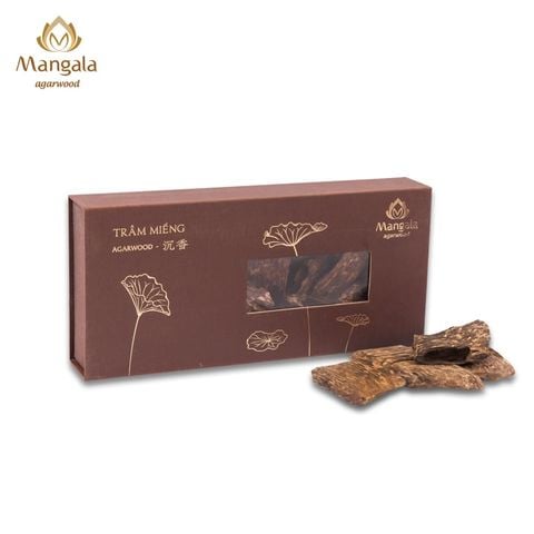 Quà Tặng Trầm Hương Hộp Trầm Miếng Cao Cấp MANGALA